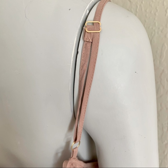 KIMCHI BLUE Sugar Plum Cami Peplum Top Silky Sheer Blush Pink Mauve Size Small - Picture 10 of 15